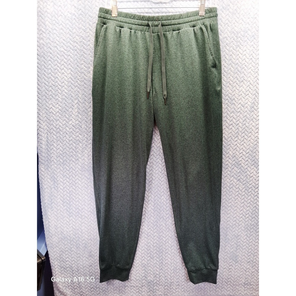 Quince Womens Flowknit Ultra Soft Performance Jogger in Green Heather Size M